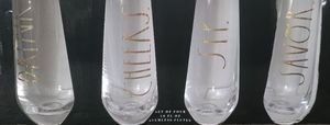 New Rae Dunn stemless flutes